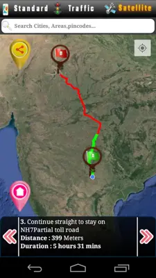 Gps Route Address Finder android App screenshot 3